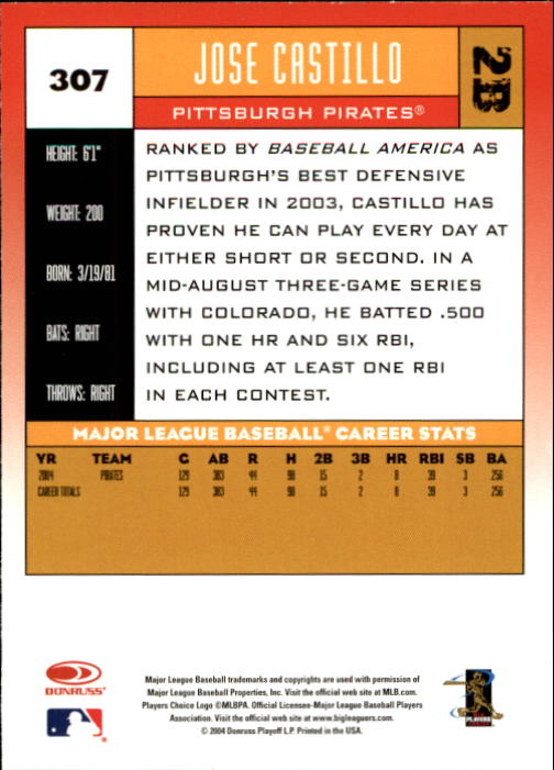 A9309- 2005 Donruss Baseball Karten 251-400 Einsätze -du Pick- 15 + Kostenlose - Bild 115 von 291