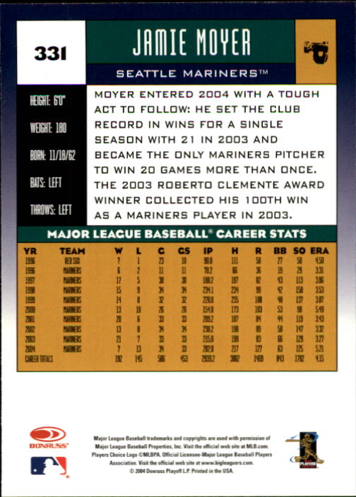 A9309- 2005 Donruss Baseball Karten 251-400 Einsätze -du Pick- 15 + Kostenlose - Bild 163 von 291