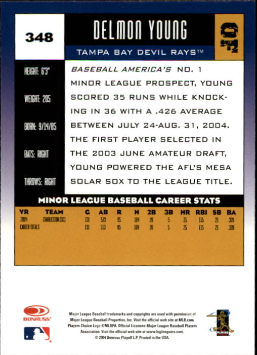 A9309- 2005 Donruss Baseball Karten 251-400 Einsätze -du Pick- 15 + Kostenlose - Bild 197 von 291