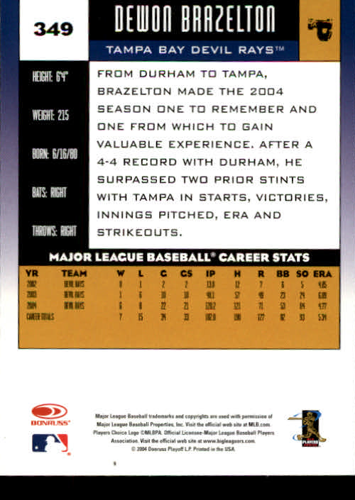 A9309- 2005 Donruss Baseball Karten 251-400 Einsätze -du Pick- 15 + Kostenlose - Bild 199 von 291
