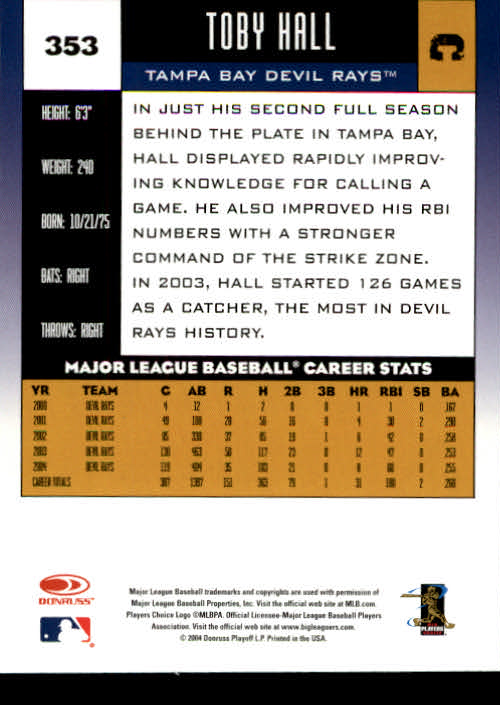 A9309- 2005 Donruss Baseball Karten 251-400 Einsätze -du Pick- 15 + Kostenlose - Bild 207 von 291