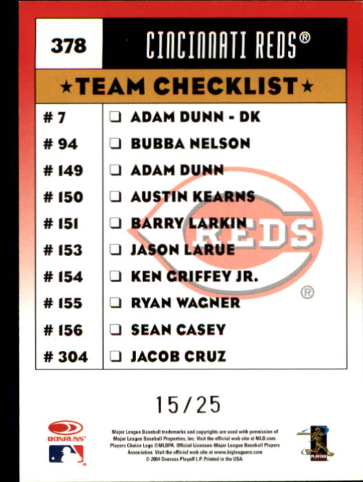 A9309- 2005 Donruss Baseball Karten 251-400 Einsätze -du Pick- 15 + Kostenlose - Bild 253 von 291