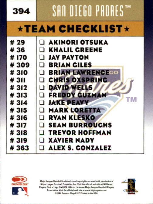 A9309- 2005 Donruss Baseball Karten 251-400 Einsätze -du Pick- 15 + Kostenlose - Bild 269 von 291