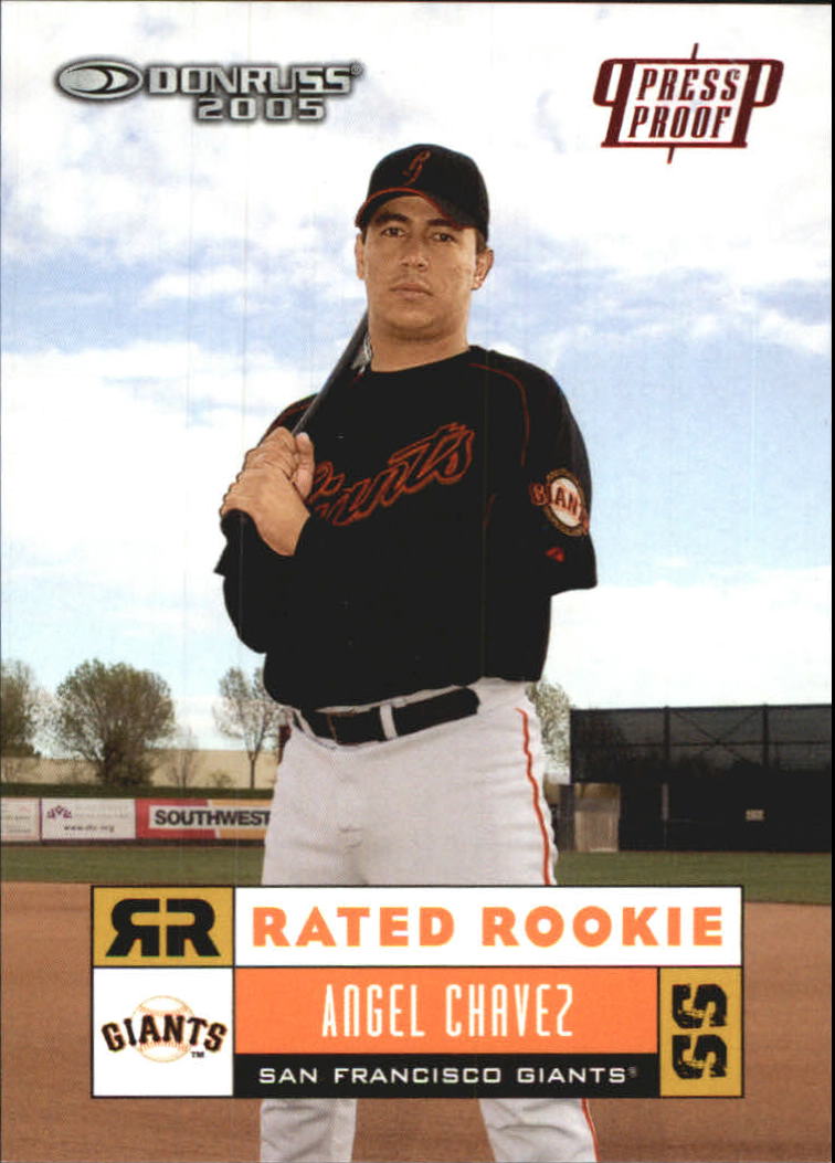 2005 Donruss Press Proofs Red #47 Angel Chavez RR
