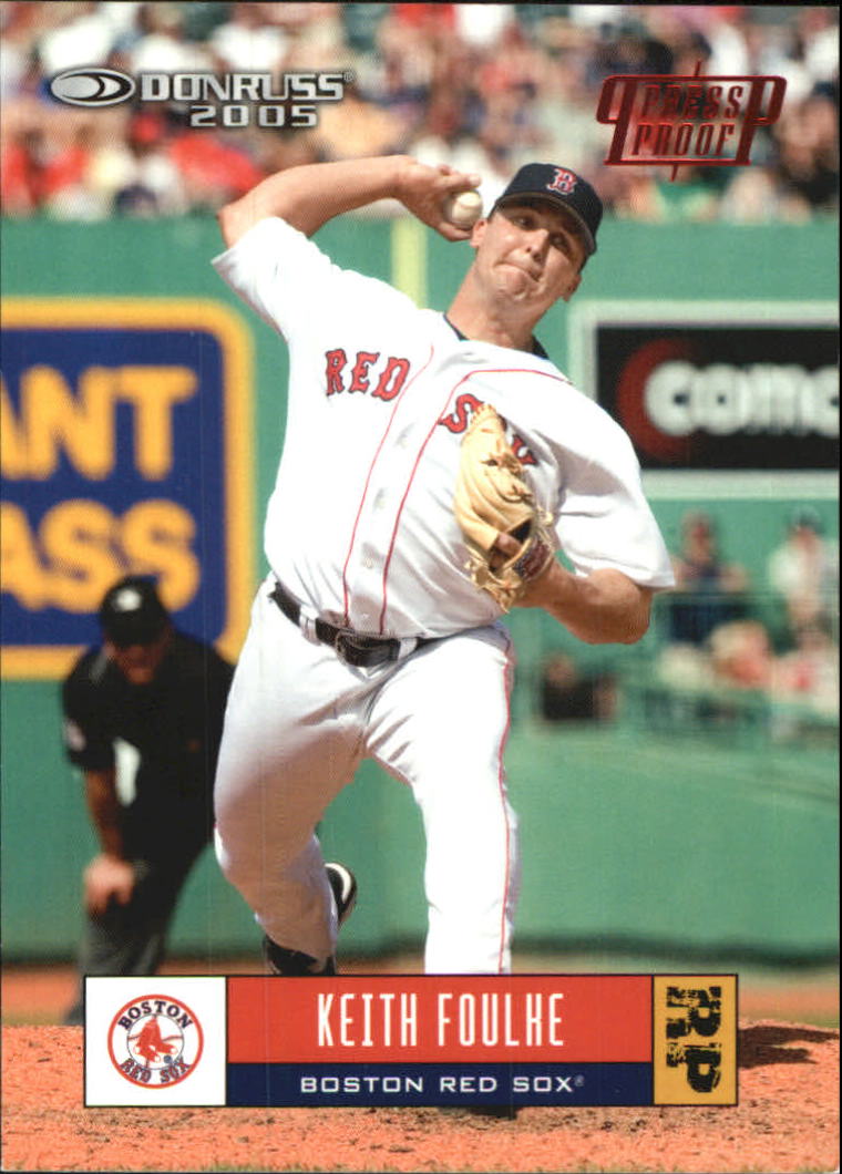 2005 Donruss Press Proofs Red #123 Keith Foulke