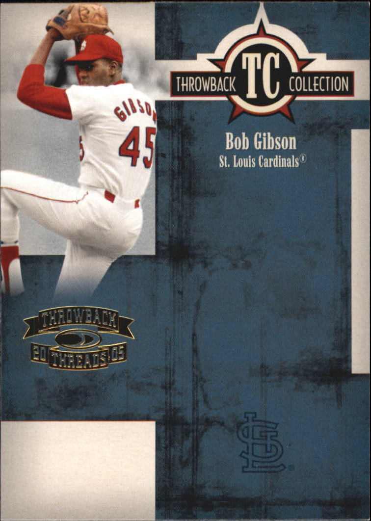 2005 Throwback Threads Throwback Collection #45 Bob Gibson