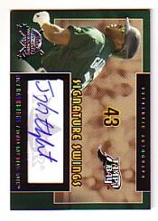 2005 National Pastime Signature Swings Silver #JG Joey Gathright