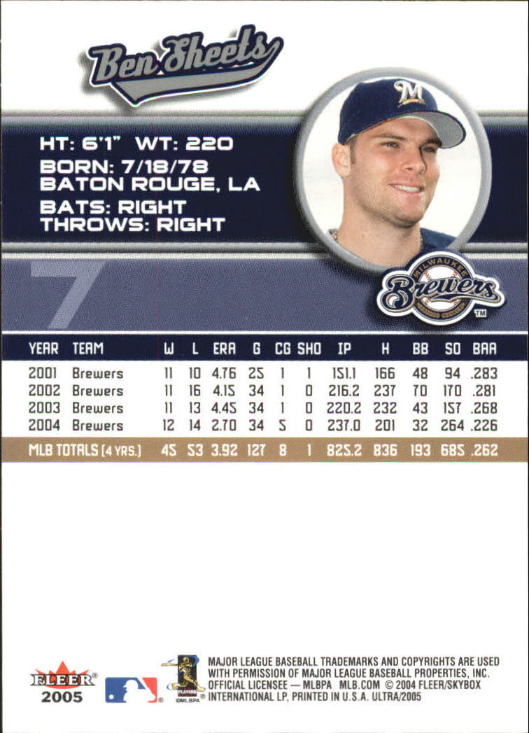 B3434- 2005 Ultra Baseball Card #s 1-220 +Inserts -You Pick- 15+ FREE US SHIP - Picture 15 of 430