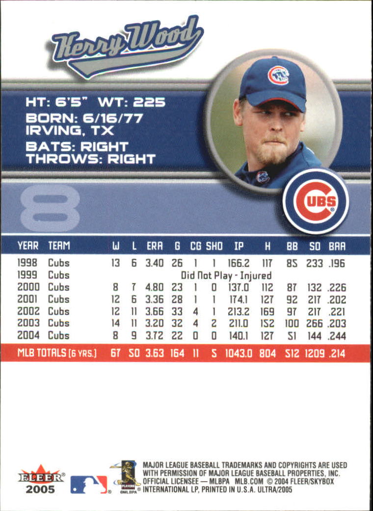 B3434- 2005 Ultra Baseball Card #s 1-220 +Inserts -You Pick- 15+ FREE US SHIP - Picture 17 of 430