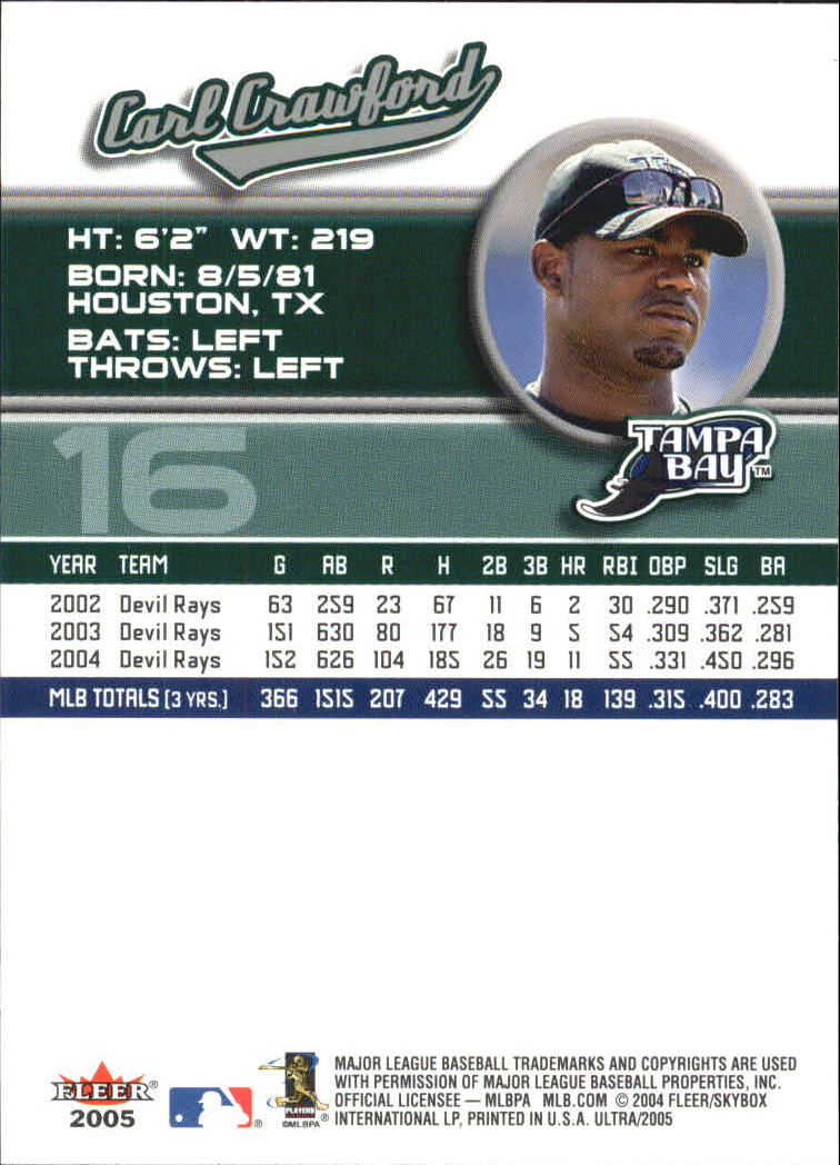 B3434- 2005 Ultra Baseball Card #s 1-220 +Inserts -You Pick- 15+ FREE US SHIP - Picture 33 of 430