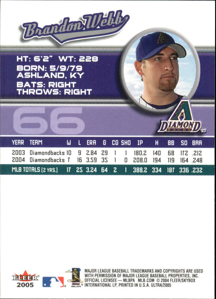 B3434- 2005 Ultra Baseball Card #s 1-220 +Inserts -You Pick- 15+ FREE US SHIP - Picture 133 of 430