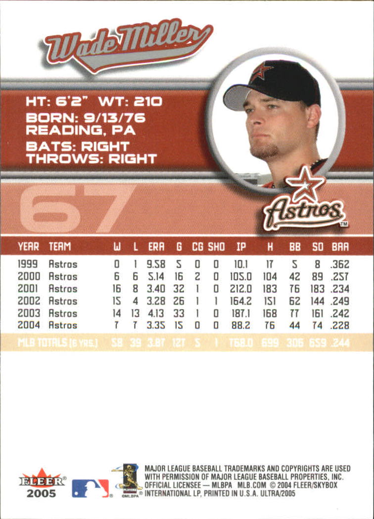 B3434- 2005 Ultra Baseball Card #s 1-220 +Inserts -You Pick- 15+ FREE US SHIP - Picture 135 of 430