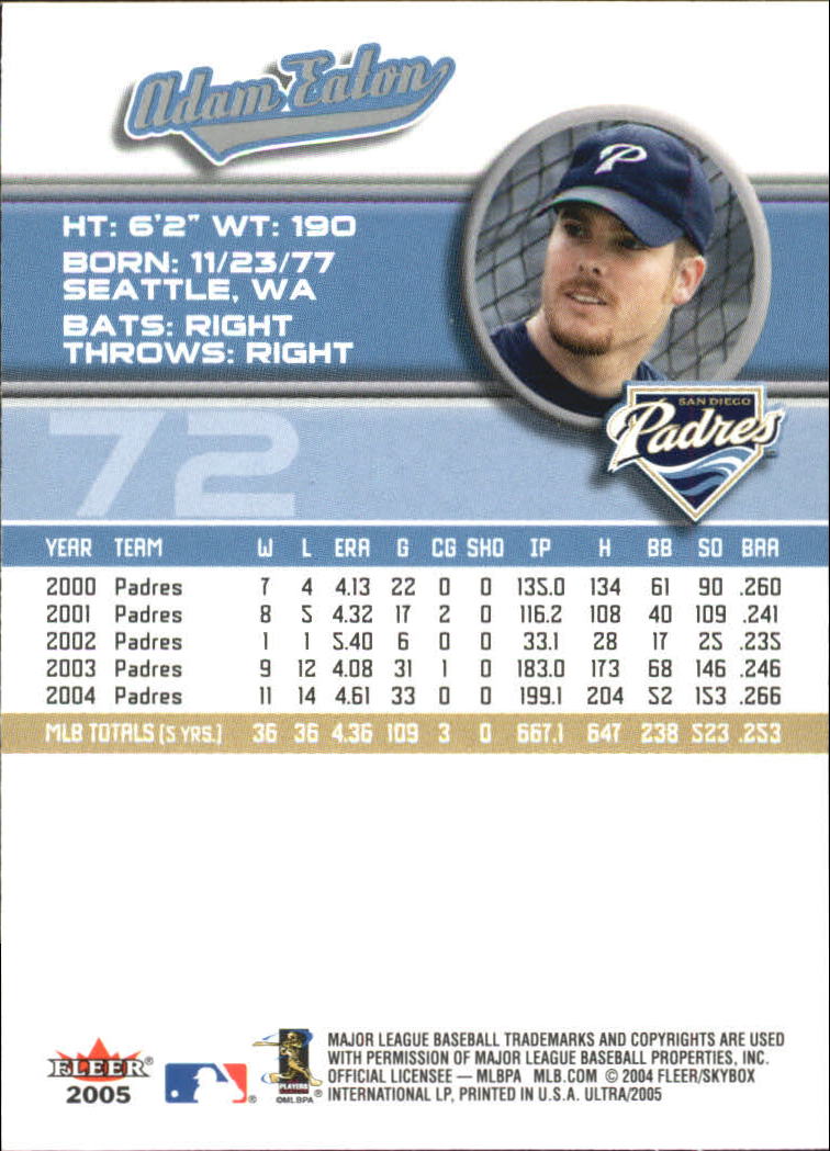 B3434- 2005 Ultra Baseball Card #s 1-220 +Inserts -You Pick- 15+ FREE US SHIP - Picture 145 of 430