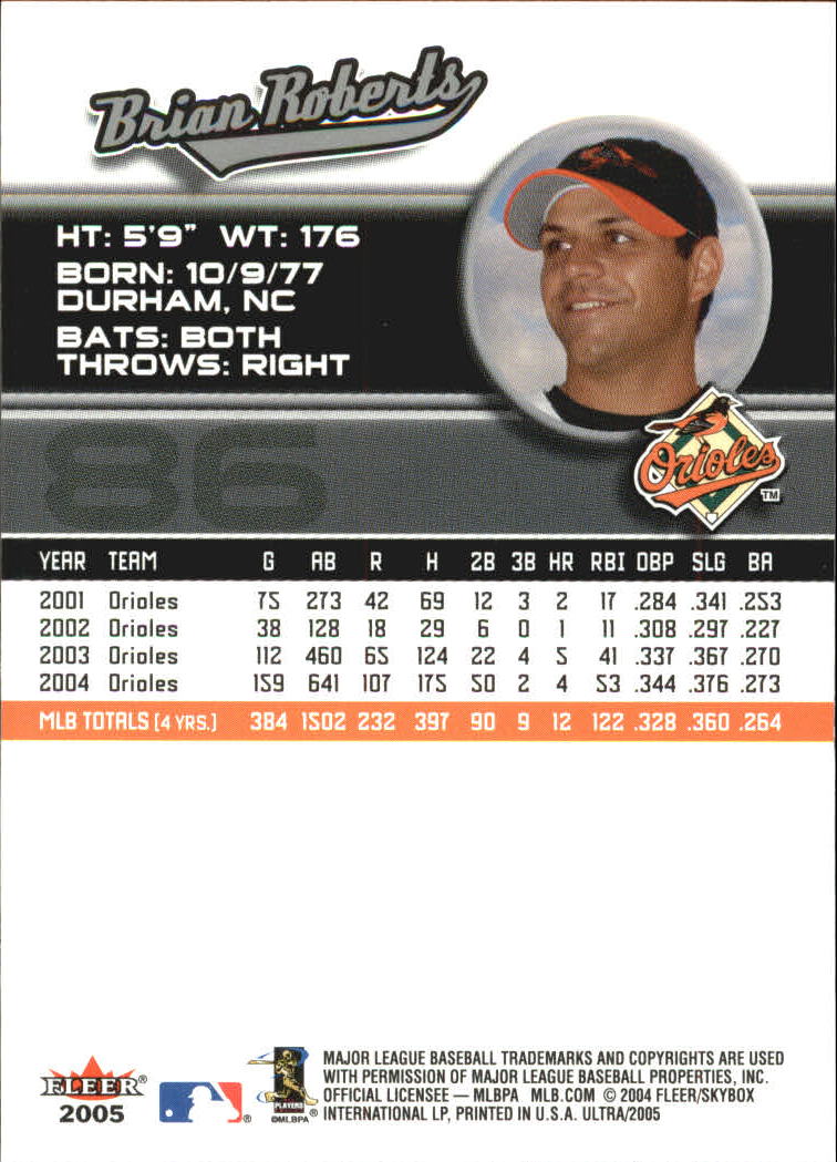 B3434- 2005 Ultra Baseball Card #s 1-220 +Inserts -You Pick- 15+ FREE US SHIP - Picture 173 of 430