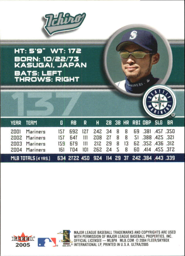 B3434- 2005 Ultra Baseball Card #s 1-220 +Inserts -You Pick- 15+ FREE US SHIP - Picture 273 of 430