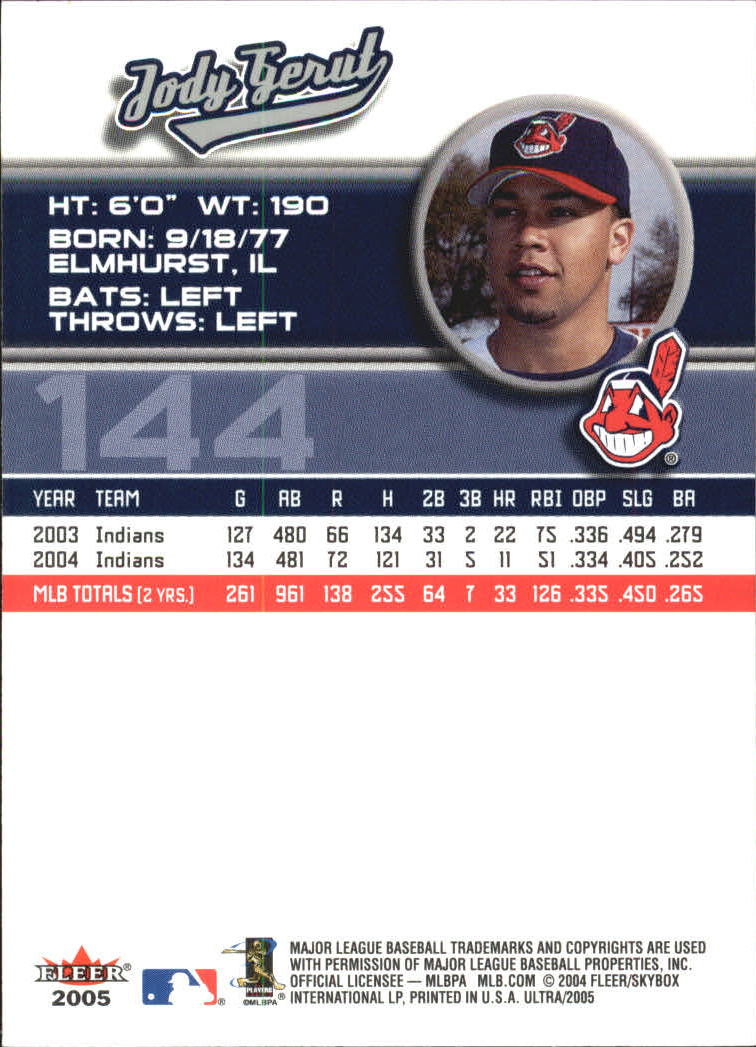 B3434- 2005 Ultra Baseball Card #s 1-220 +Inserts -You Pick- 15+ FREE US SHIP - Picture 287 of 430