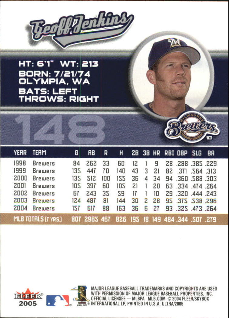 B3434- 2005 Ultra Baseball Card #s 1-220 +Inserts -You Pick- 15+ FREE US SHIP - Picture 295 of 430