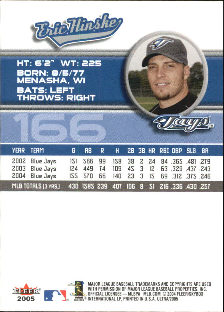 B3434- 2005 Ultra Baseball Card #s 1-220 +Inserts -You Pick- 15+ FREE US SHIP - Picture 331 of 430