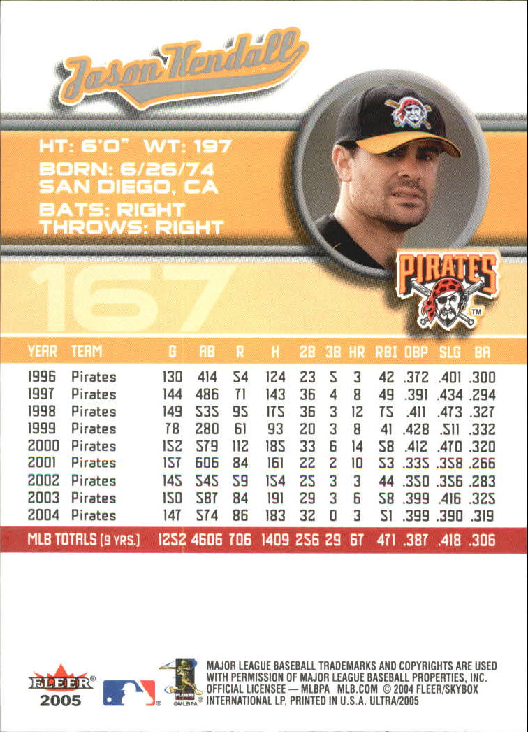 B3434- 2005 Ultra Baseball Card #s 1-220 +Inserts -You Pick- 15+ FREE US SHIP - Picture 333 of 430