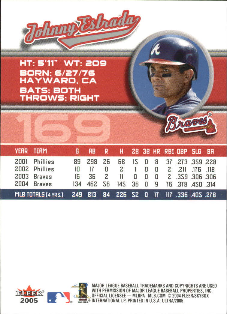 B3434- 2005 Ultra Baseball Card #s 1-220 +Inserts -You Pick- 15+ FREE US SHIP - Picture 337 of 430
