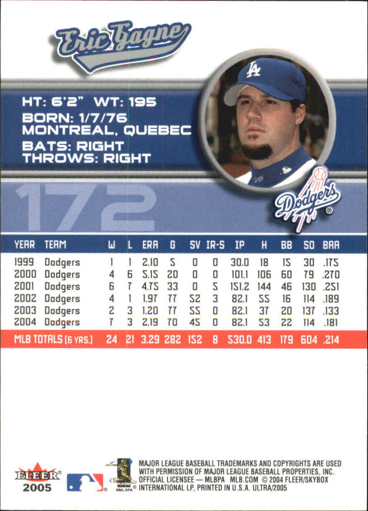 B3434- 2005 Ultra Baseball Card #s 1-220 +Inserts -You Pick- 15+ FREE US SHIP - Picture 343 of 430