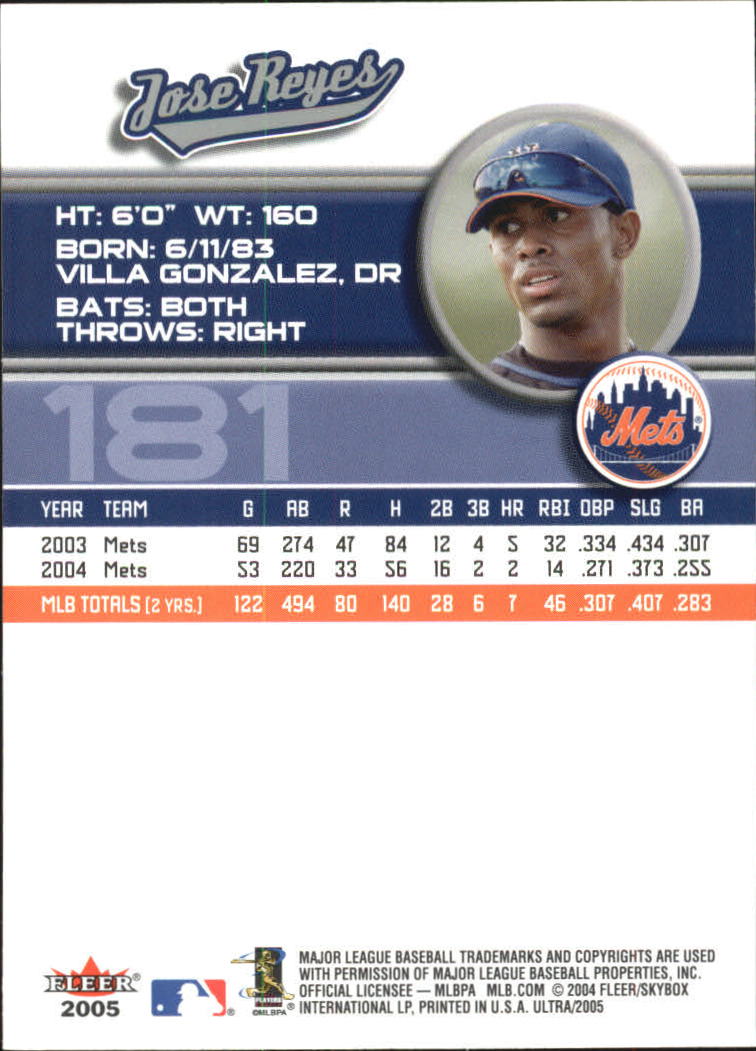 B3434- 2005 Ultra Baseball Card #s 1-220 +Inserts -You Pick- 15+ FREE US SHIP - Picture 361 of 430