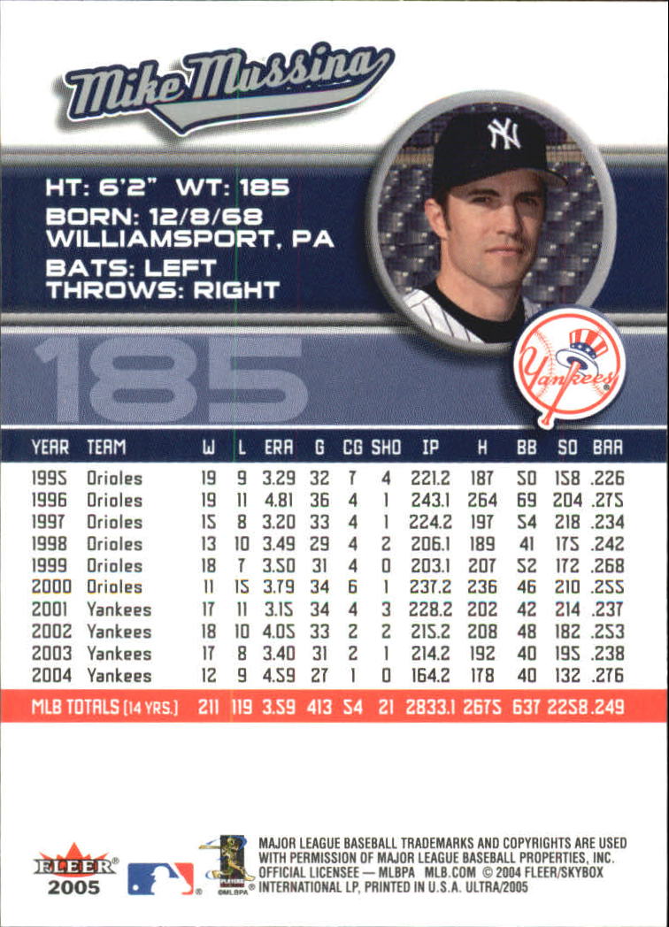 B3434- 2005 Ultra Baseball Card #s 1-220 +Inserts -You Pick- 15+ FREE US SHIP - Picture 369 of 430