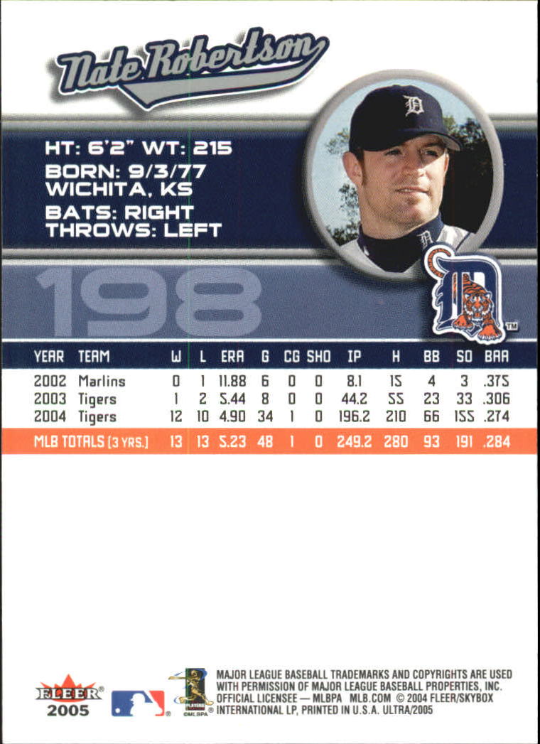 B3434- 2005 Ultra Baseball Card #s 1-220 +Inserts -You Pick- 15+ FREE US SHIP - Picture 393 of 430