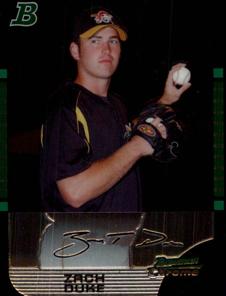 2005 Bowman Chrome Draft #157 Zach Duke PROS