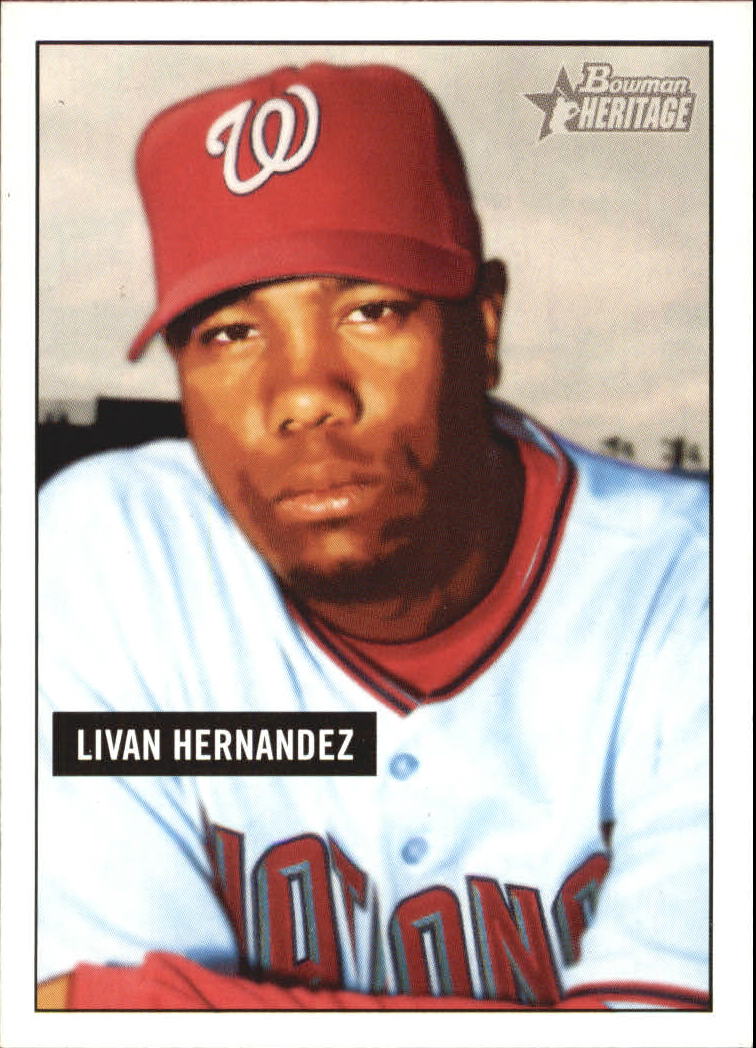 2005 Bowman Heritage #96 Livan Hernandez