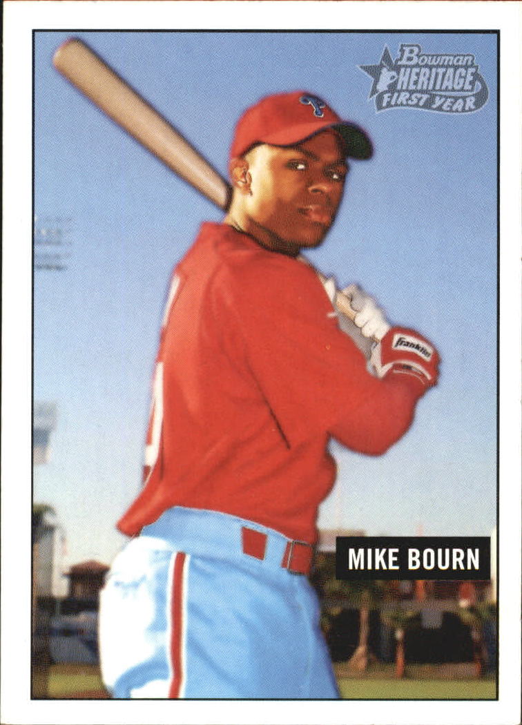 2005 Bowman Heritage #270 Mike Bourn FY RC