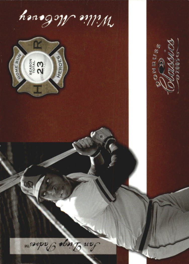 2005 Donruss Classics Home Run Heroes #7 Willie McCovey
