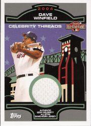 2005 Topps Celebrity Threads Jersey Relics #DW Dave Winfield
