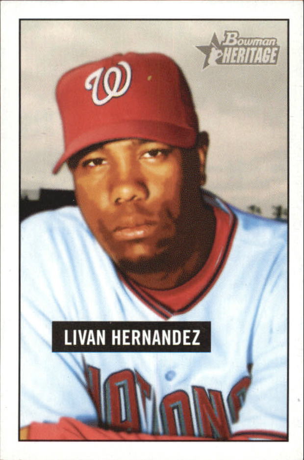 2005 Bowman Heritage Mini #96 Livan Hernandez