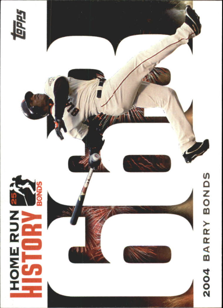 2005 Topps Barry Bonds Home Run History #663 Barry Bonds