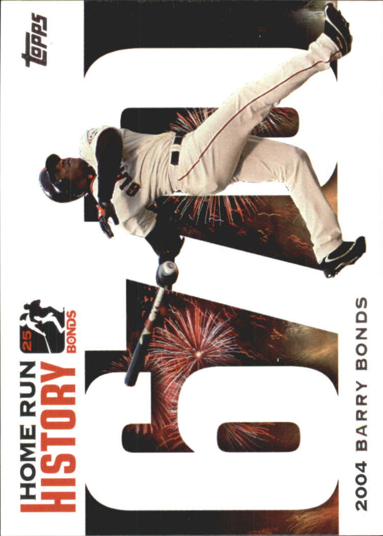 2005 Topps Barry Bonds Home Run History #670 Barry Bonds HR670