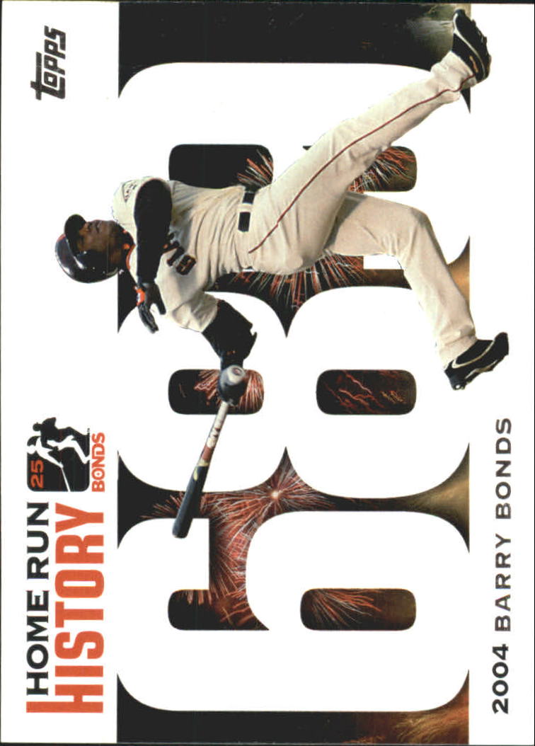 2005 Topps Barry Bonds Home Run History #689 Barry Bonds HR689