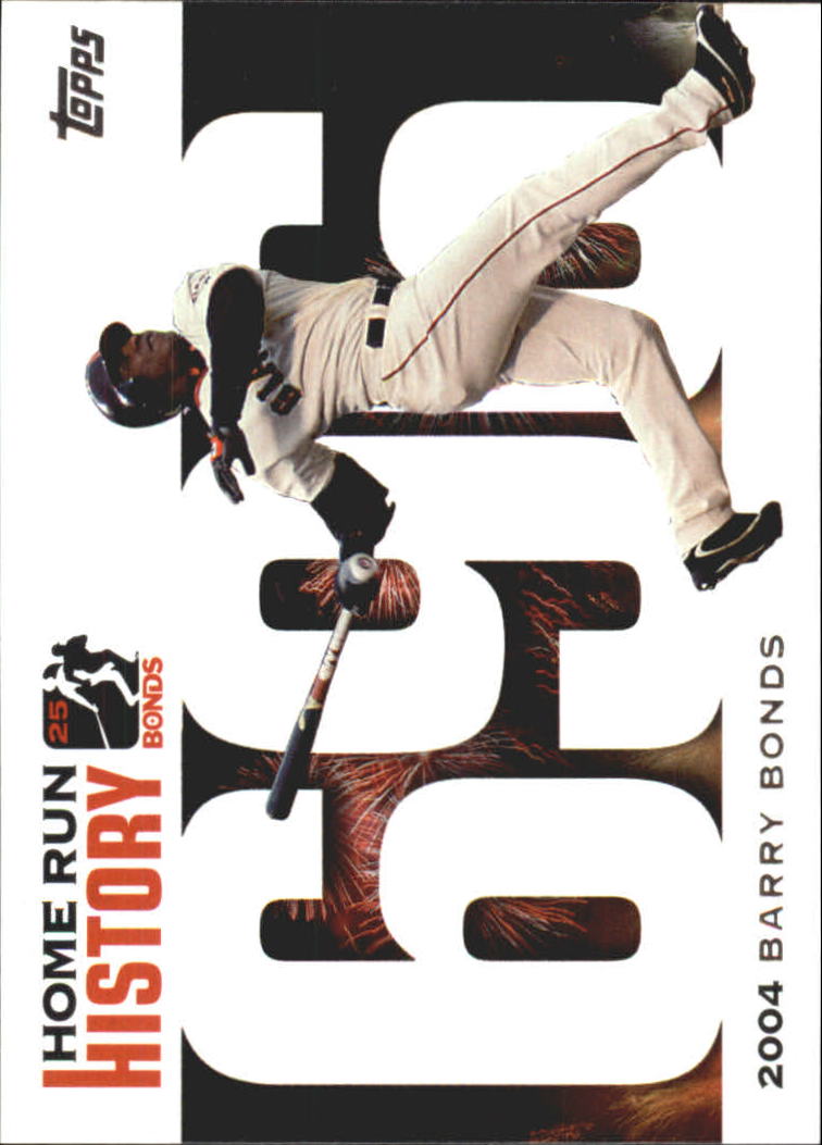 2005 Topps Barry Bonds Home Run History #696 Barry Bonds HR696