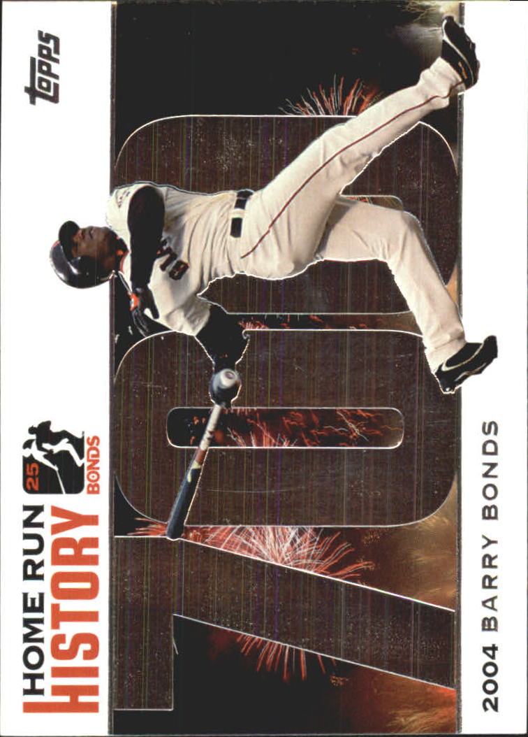 2005 Topps Barry Bonds Home Run History #700 Barry Bonds HR700 Silver