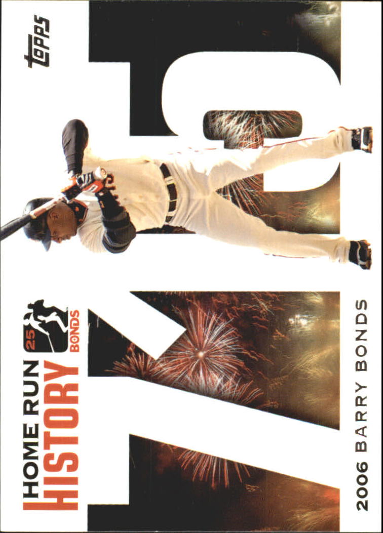 2005 Topps Barry Bonds Home Run History #715 Barry Bonds HR715