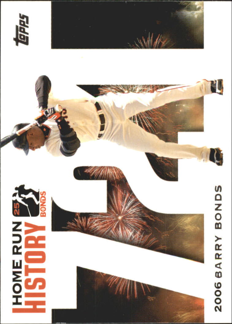 2005 Topps Barry Bonds Home Run History #721 Barry Bonds HR721