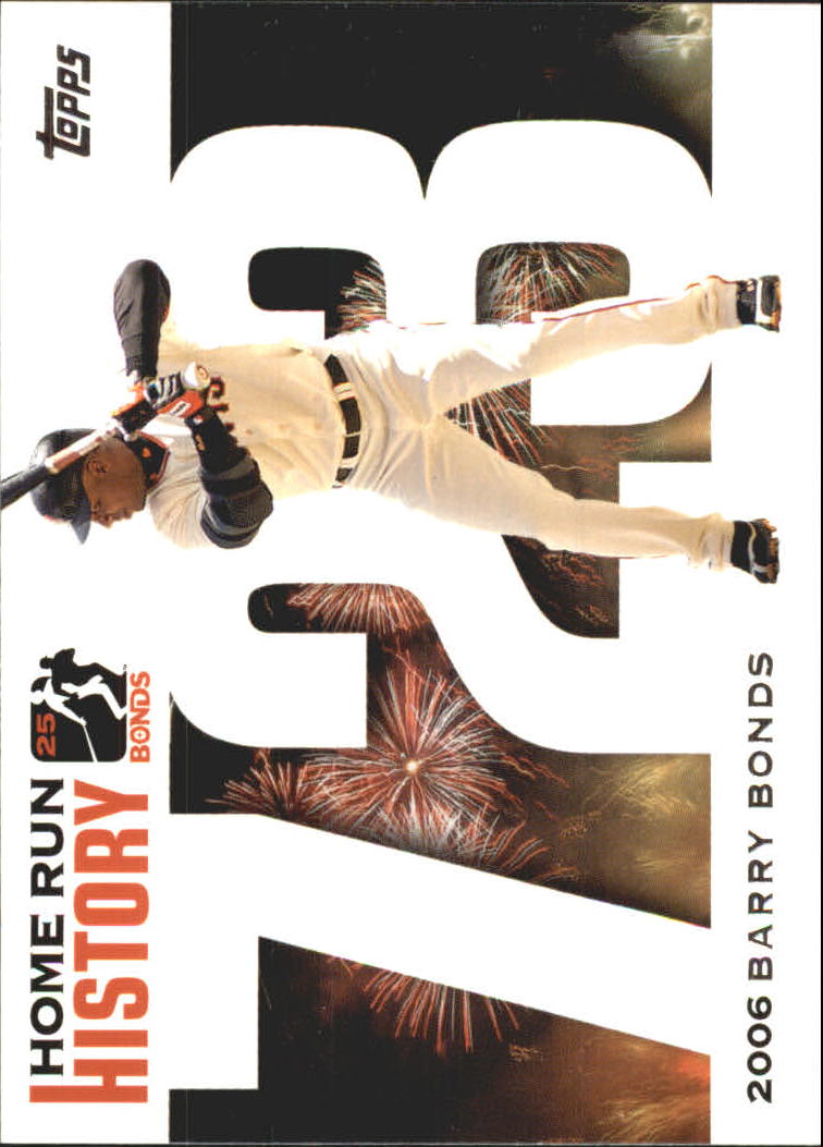 2005 Topps Barry Bonds Home Run History #723 Barry Bonds HR723
