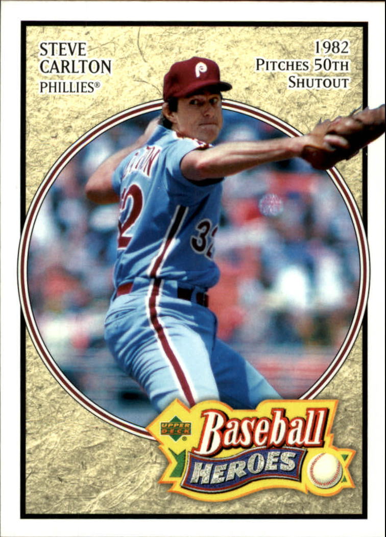 2005 Upper Deck Baseball Heroes #76 Steve Carlton Phils