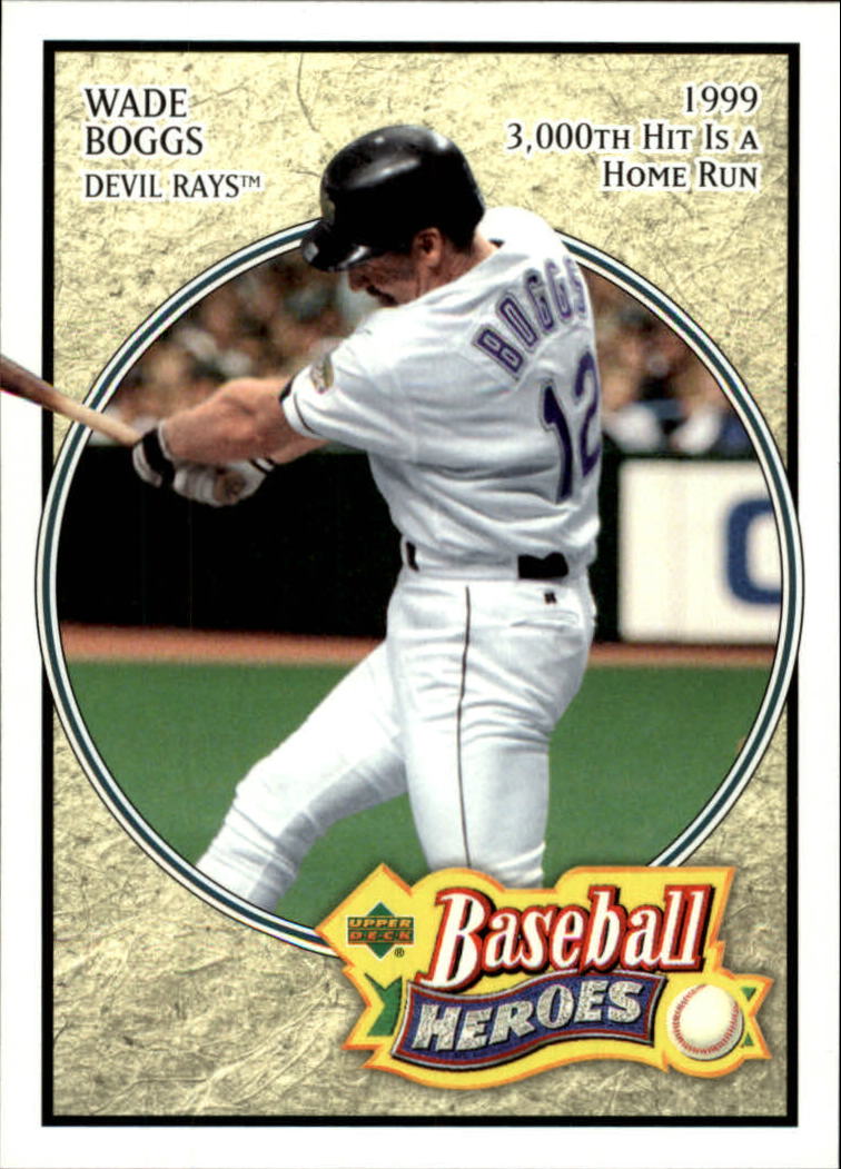 2005 Upper Deck Baseball Heroes #89 Wade Boggs Rays