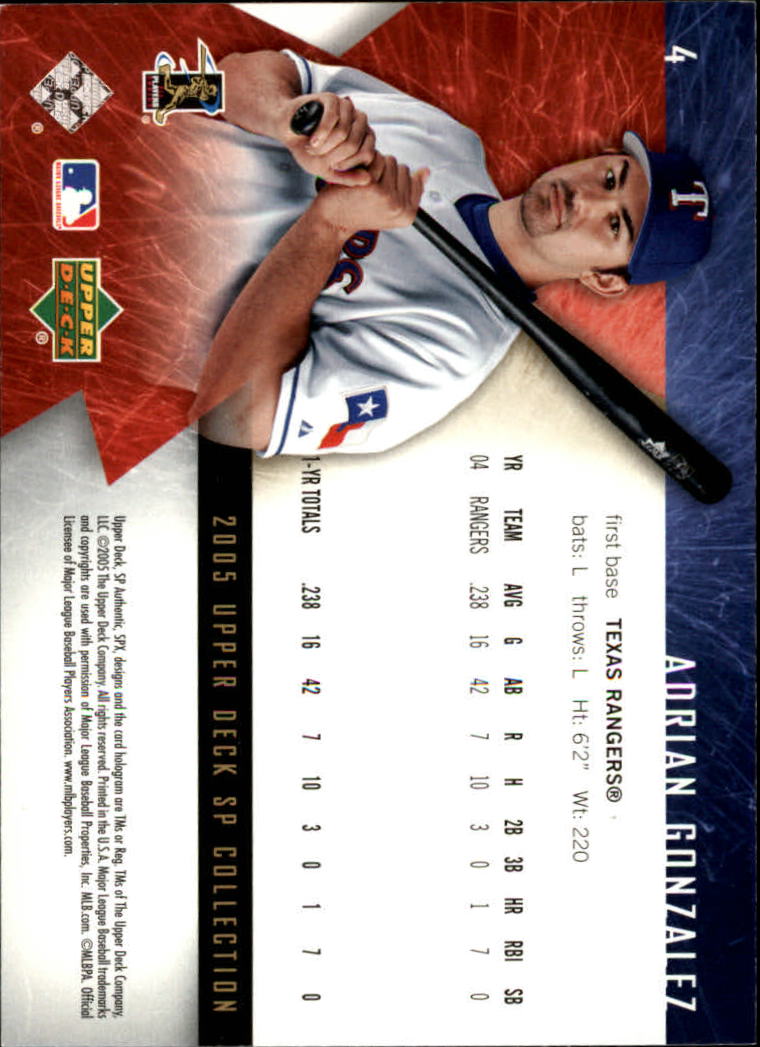 A7675- 2005 SPx Baseball Card #s 1-100 +Inserts -You Pick- 15+ FREE US SHIP - Picture 7 of 161