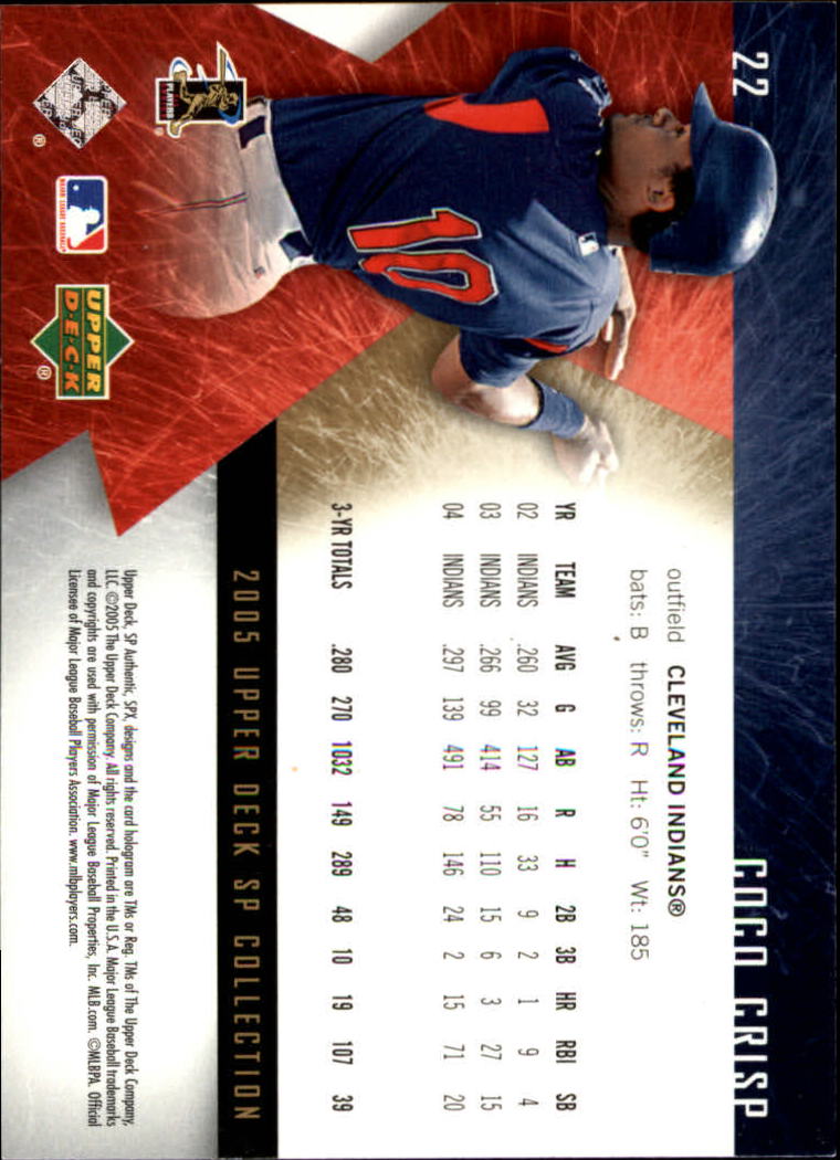 A7675- 2005 SPx Baseball Card #s 1-100 +Inserts -You Pick- 15+ FREE US SHIP - Picture 39 of 161