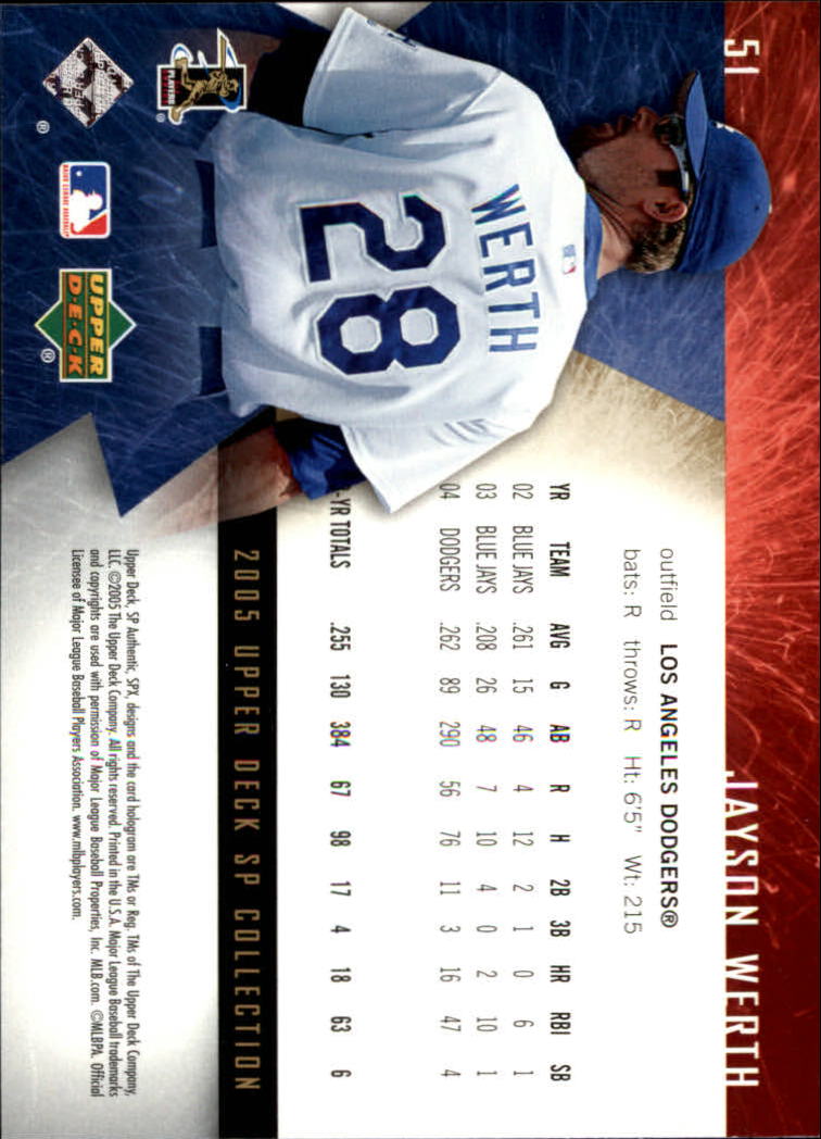 A7675- 2005 SPx Baseball Card #s 1-100 +Inserts -You Pick- 15+ FREE US SHIP - Picture 87 of 161