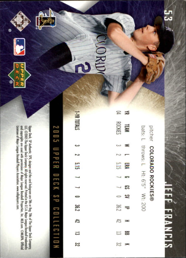 A7675- 2005 SPx Baseball Card #s 1-100 +Inserts -You Pick- 15+ FREE US SHIP - Picture 91 of 161