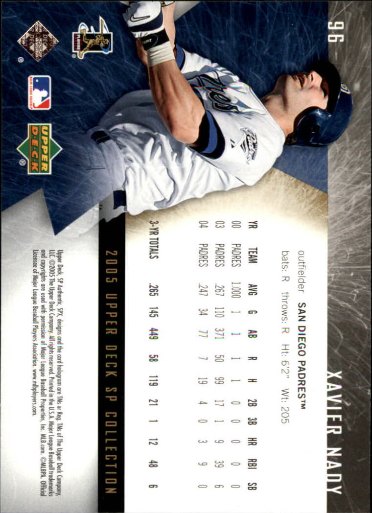 A7675- 2005 SPx Baseball Card #s 1-100 +Inserts -You Pick- 15+ FREE US SHIP - Picture 151 of 161