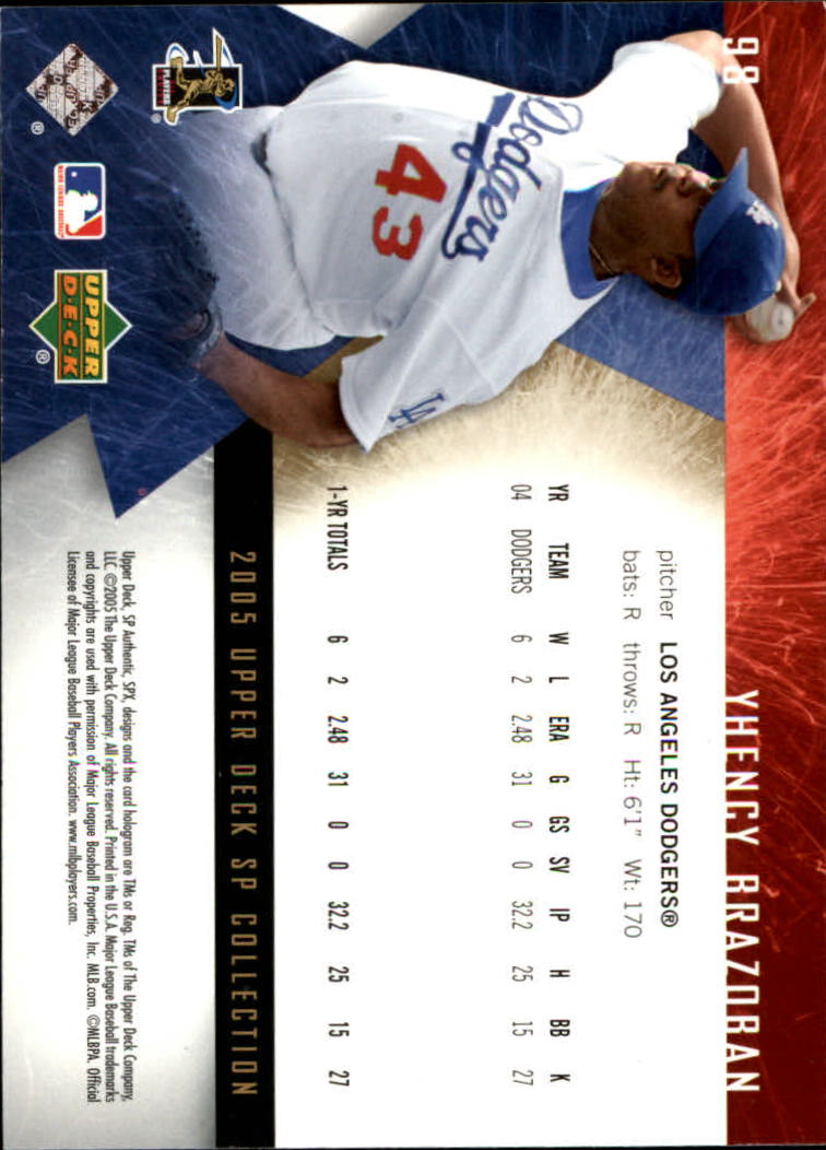 A7675- 2005 SPx Baseball Card #s 1-100 +Inserts -You Pick- 15+ FREE US SHIP - Picture 155 of 161
